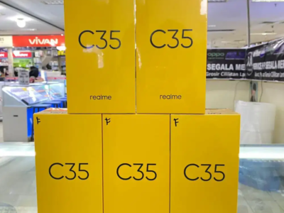 Realme C35 ram 4gb+4gb/128gb baru garansi resmi triple camera 50mp