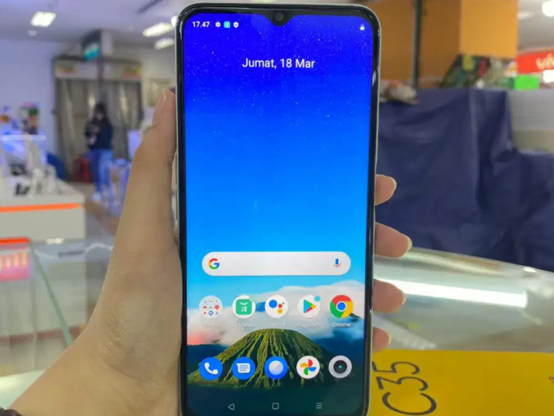 Realme C35 ram 4gb+4gb/128gb baru garansi resmi triple camera 50mp