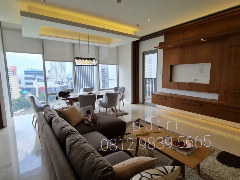 Disewakan Apartemen Senopati Suite Fully Furnished Bagus – Type 2BR Size 167 sqm Best View Ready to Move Call Putri